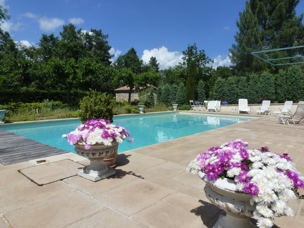 Domaine Du Planas Ailhon Ardeche Bed and Breakfast Eksteriør billede